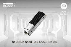 KLEVV科赋发布超高速GENUINE G560 PCle Gen5与CRAS C715 PCle Gen3固态硬盘