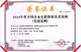 喜报!2024年度全国企业党建创新优秀案例揭晓 山东能源正通煤业榜上有名!